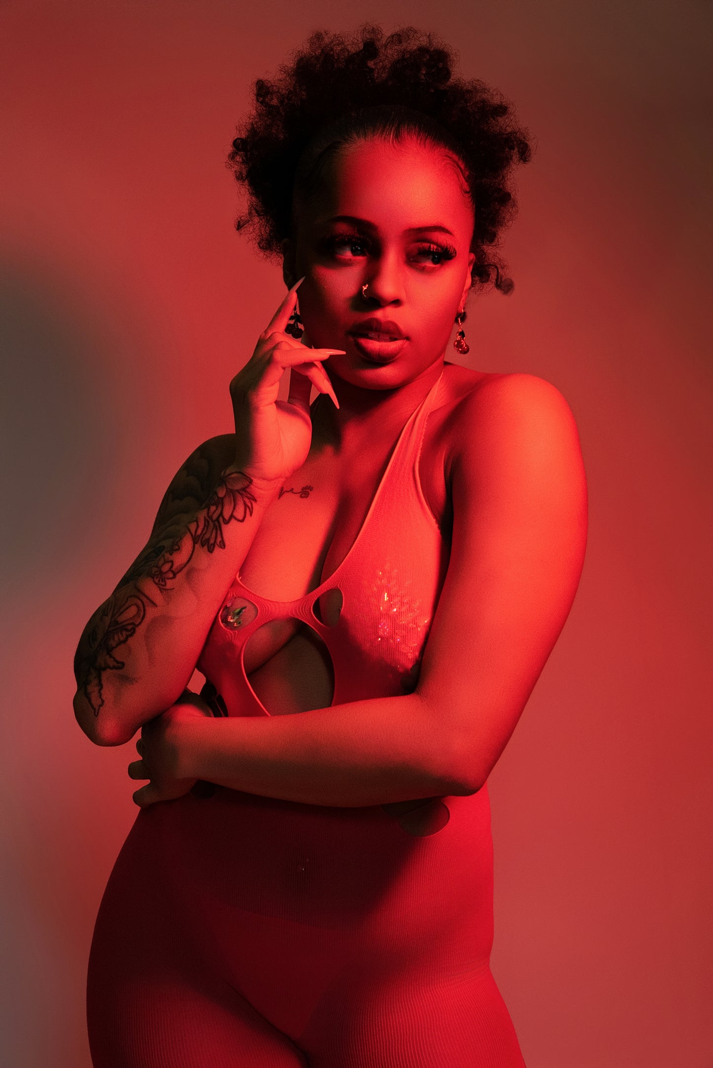 Aubrey in Red
