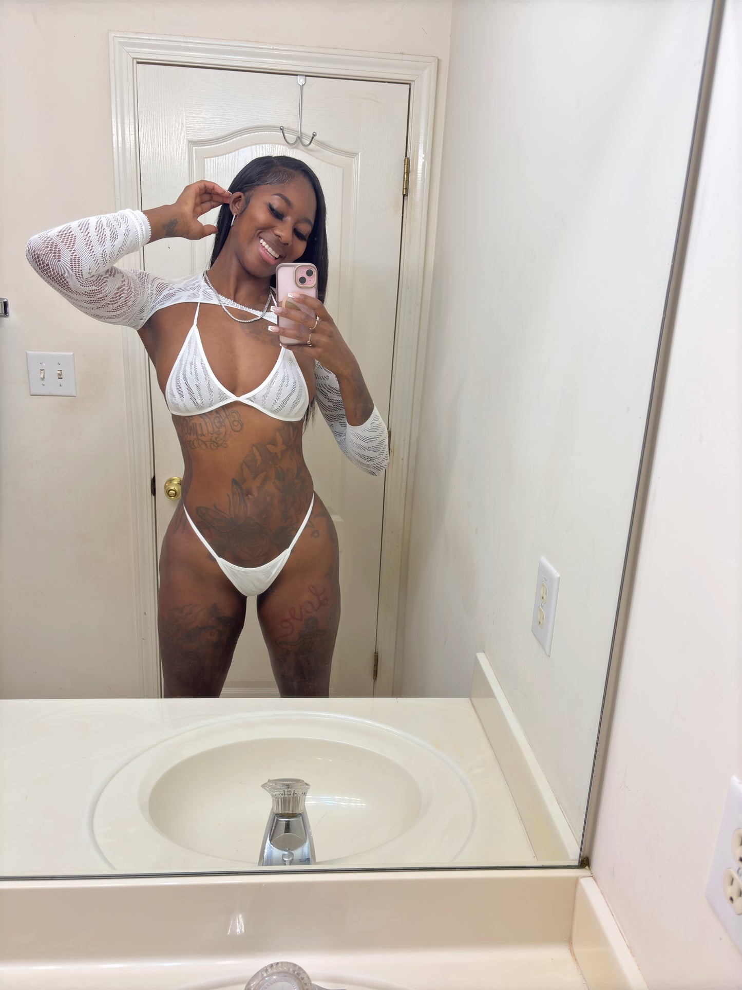 "DEBRA" 3 piece set in WHITE