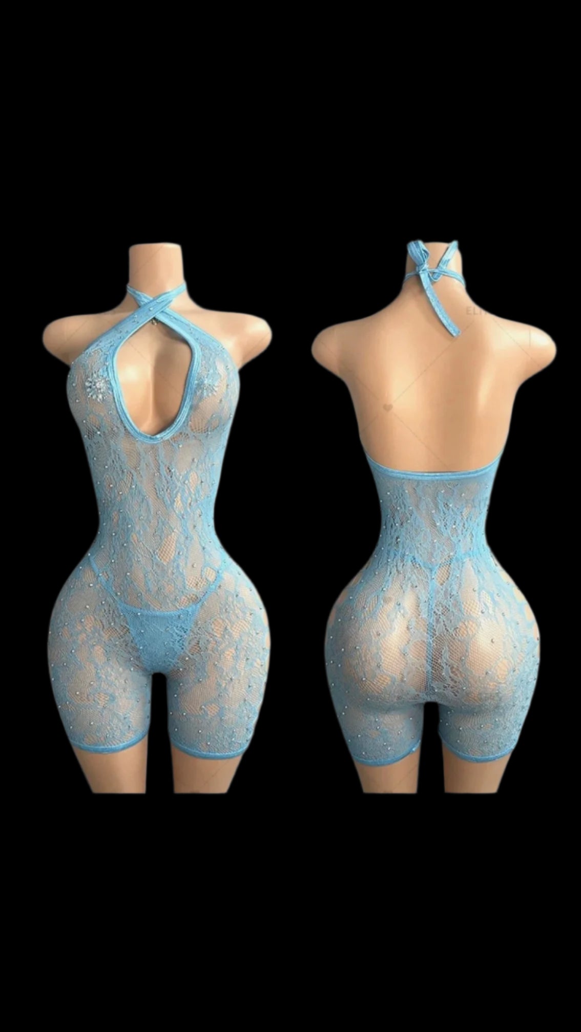 “SKYE” mesh romper
